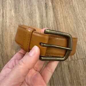 Tecovas Leather Belt Mens Size 44 Brown Tan Calfskin Handmade In Mexico Western